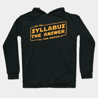 On the Syllabus Hoodie